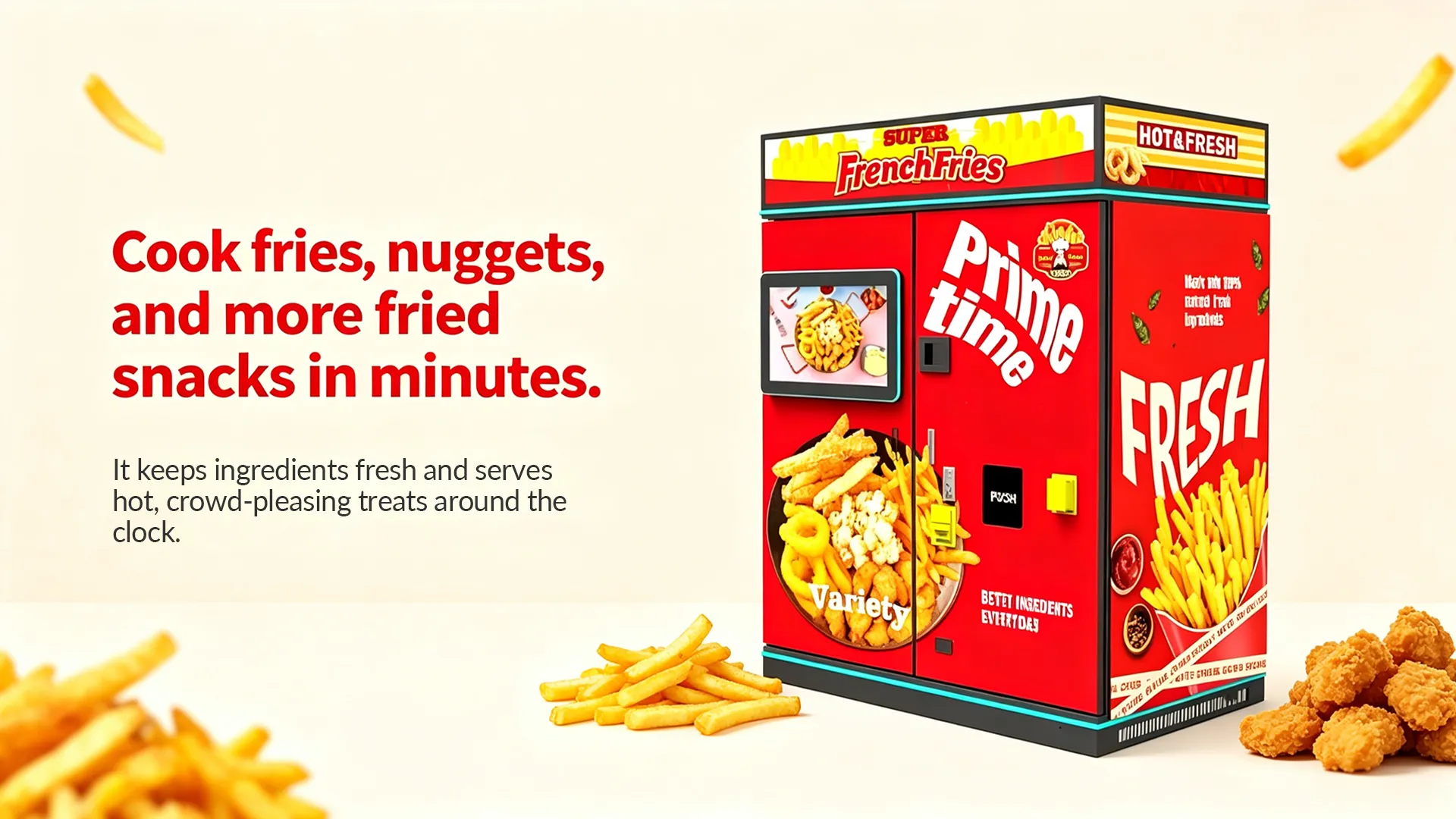 French Fries Vending Machine