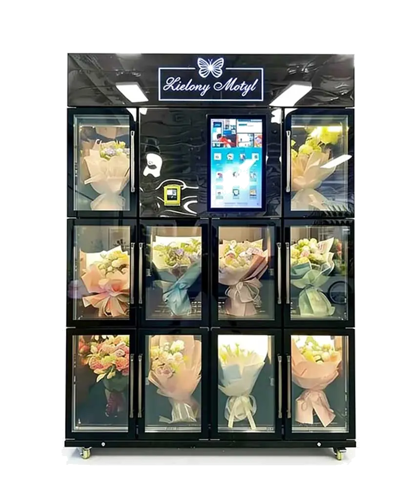 10-windows flower vending machine