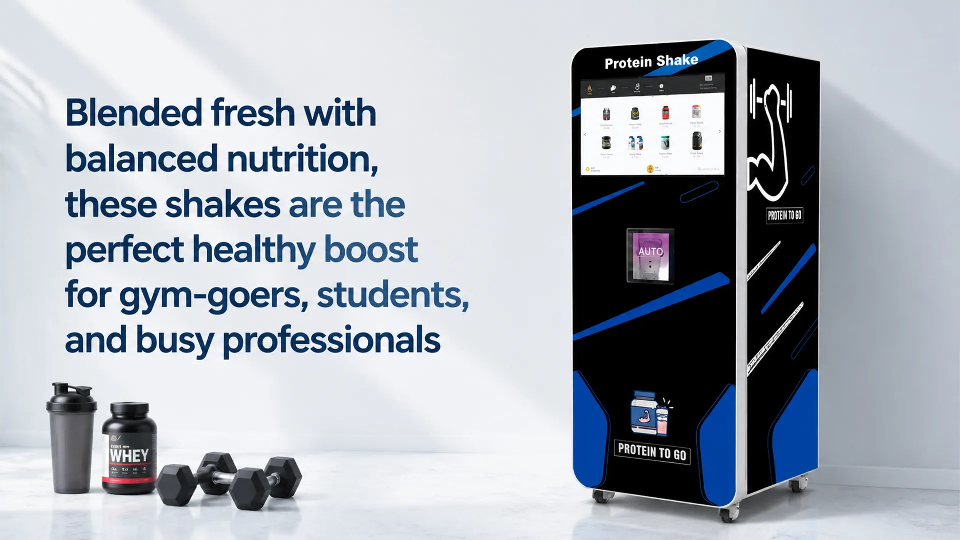 Protein Shake Vending Machine