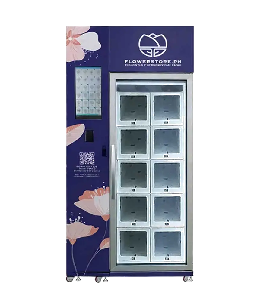 10-windows flower vending machine