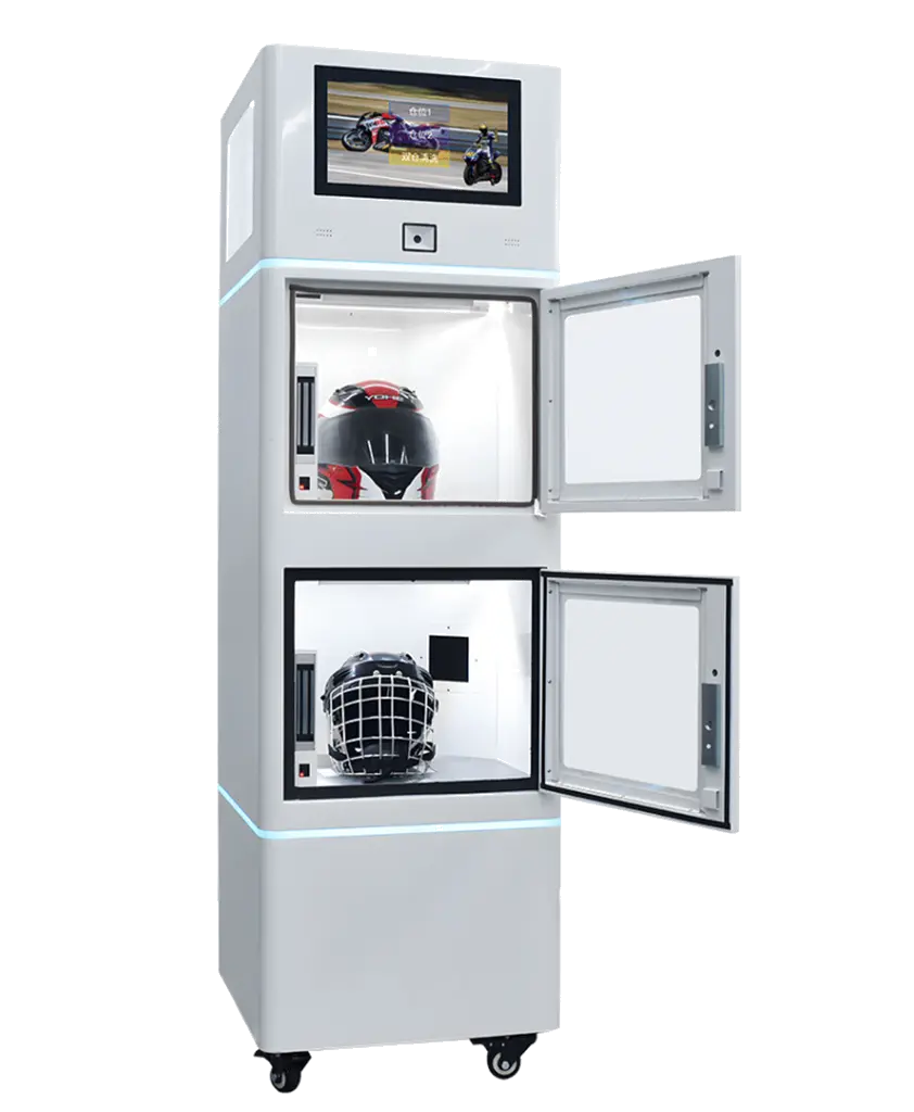 Clean Helmets, Safer Rides. Automatic Care for Every Ride!