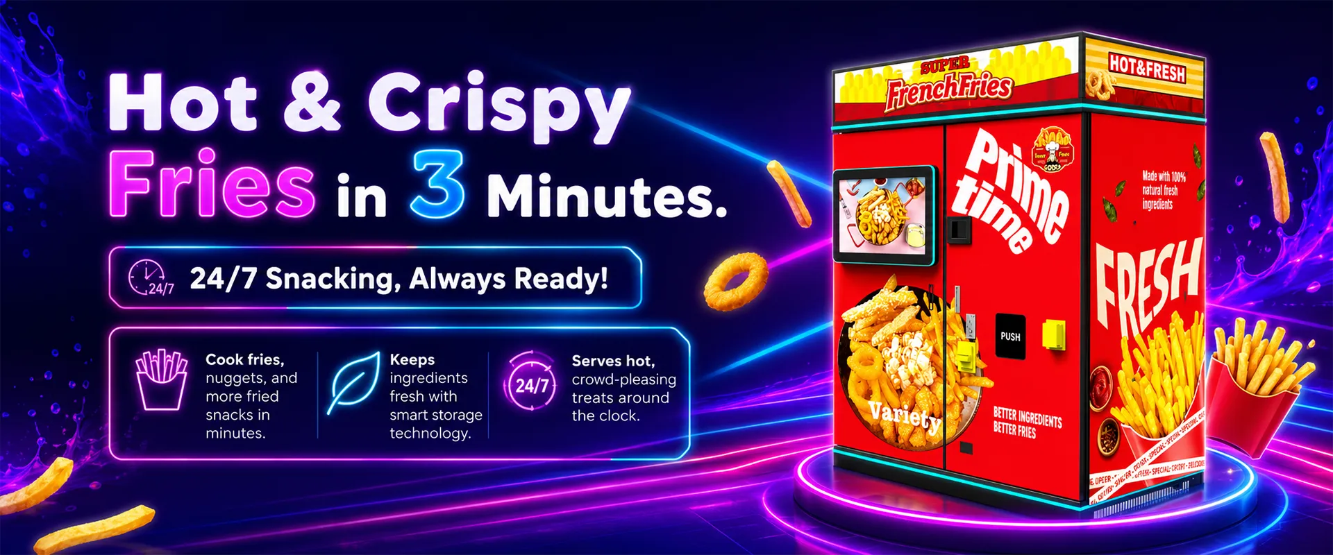 French Fries Vending Machine
