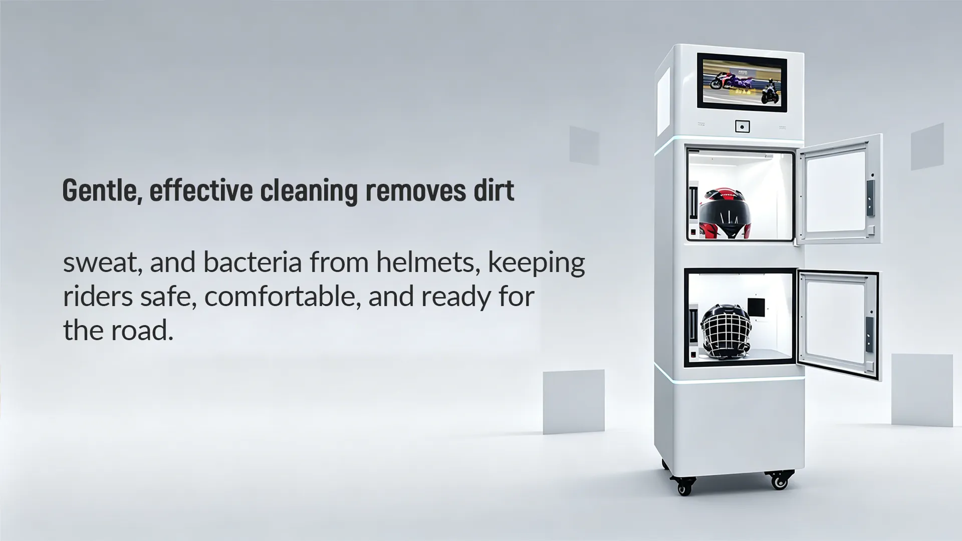 Helmet Cleaning Machine