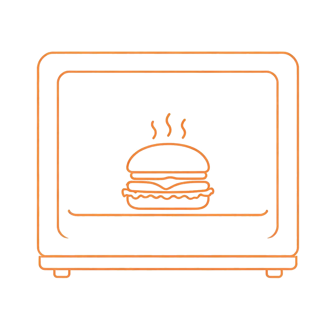 Quick<br>microwave heating