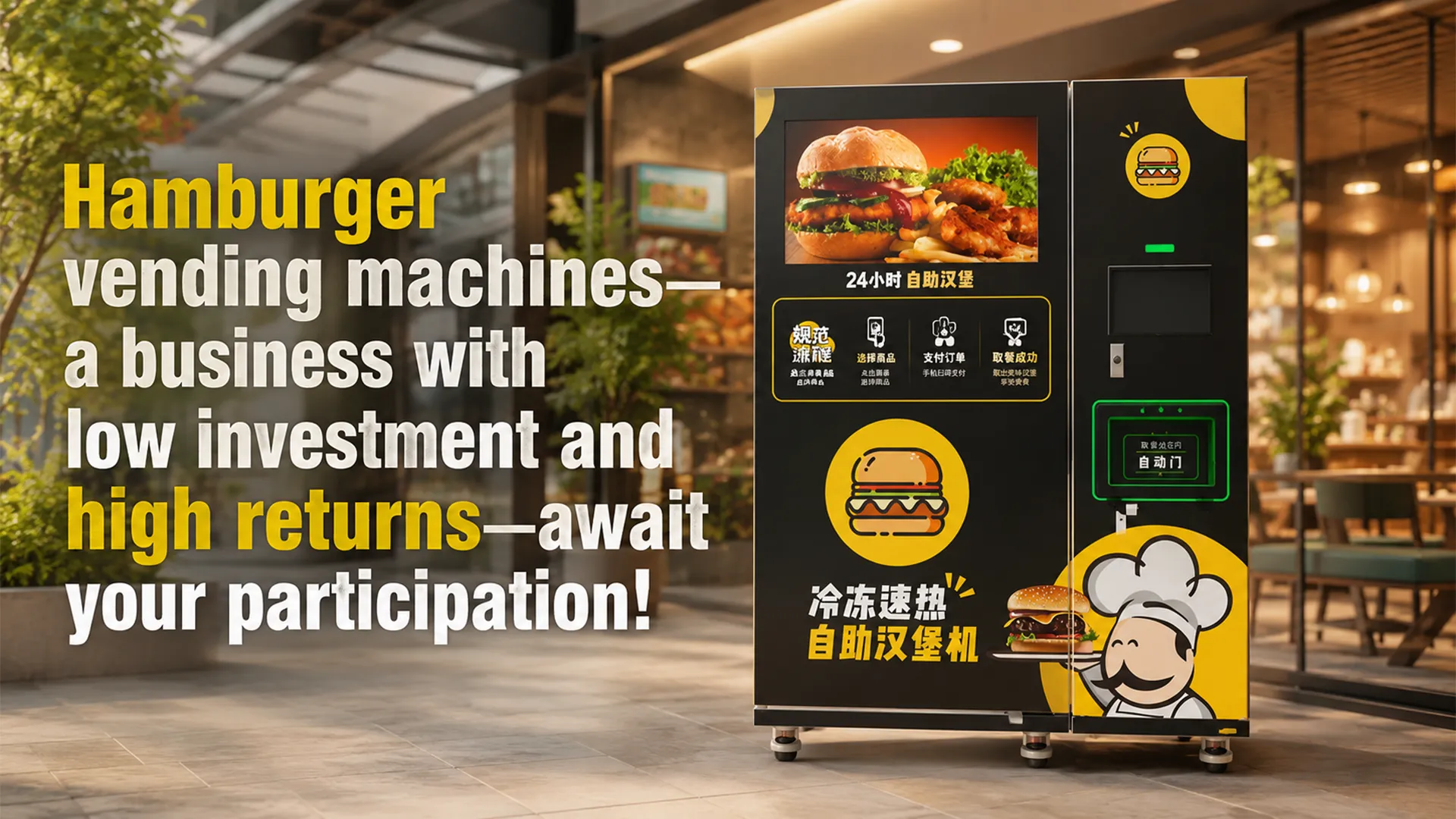 Hamburger Vending Machine