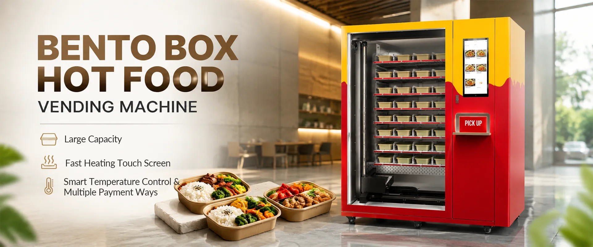 Hot Meal Vending Machine