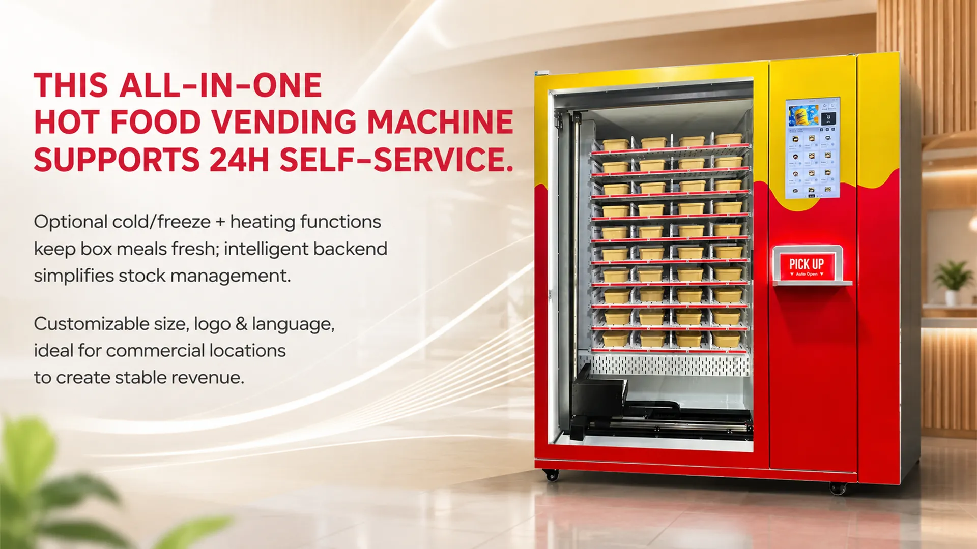 Hot Meal Vending Machine