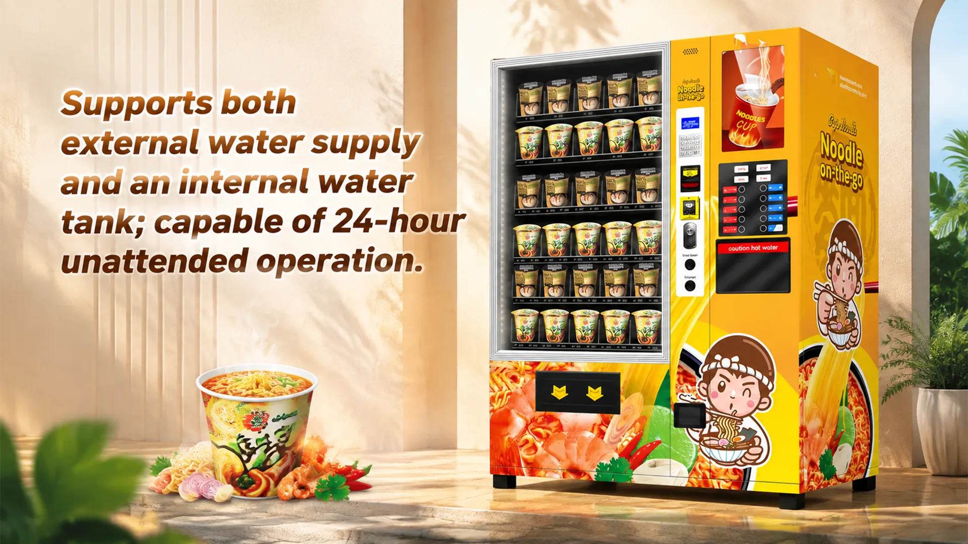 Cup Noodle Vending Machine