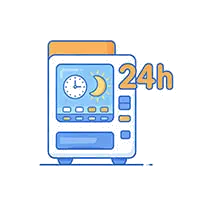 24-Hour<br>Unmanned Vending